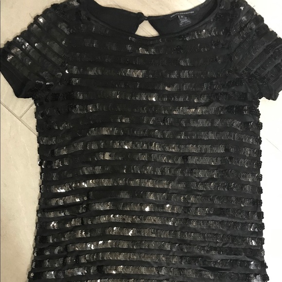 French Connection black sequin dress - Picture 2 of 3
